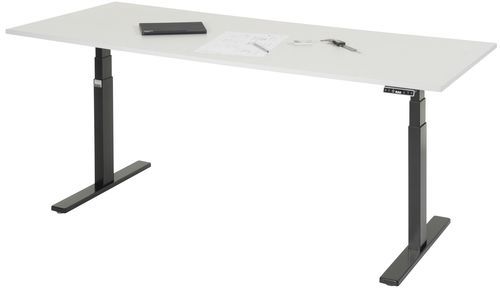 Banco da lavoro in metallo - 08-ST-200-080-9005-M - RAU - per officina / ad altezza regolabile / elettrico
