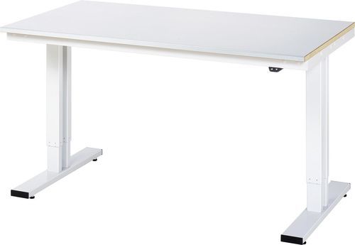 Banco da lavoro in acciaio - 08-WT-150-080-S - RAU - per officina / ad altezza regolabile / elettrico