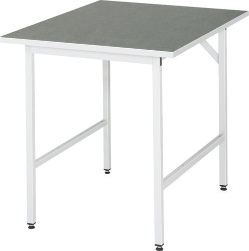 Banco da lavoro in acciaio - 06-500L10-07.12 - RAU - smontabile / metallico