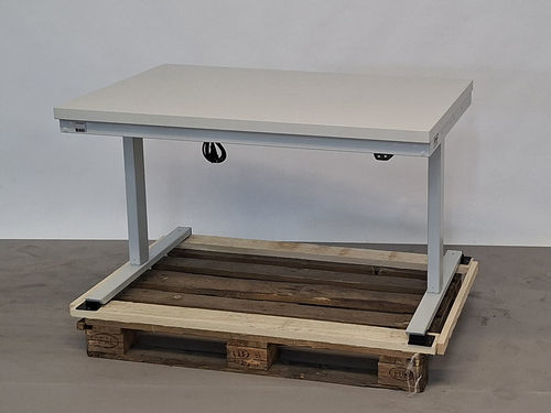 Banco da lavoro in acciaio - 08-AT-125-080-M40-Sch - RAU - elettrico / ad altezza regolabile / ESD