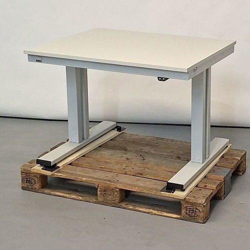 Banco da lavoro in acciaio - 08-WT-100-080-M-Sch - RAU - metallico / ad altezza regolabile / elettrico