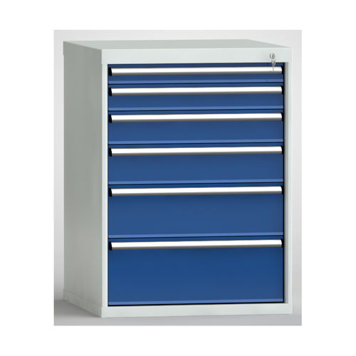Armadio di stoccaggio - SGB0800-06NP-001 - KLW LUTZ - a pavimento / 6 cassetti / in metallo