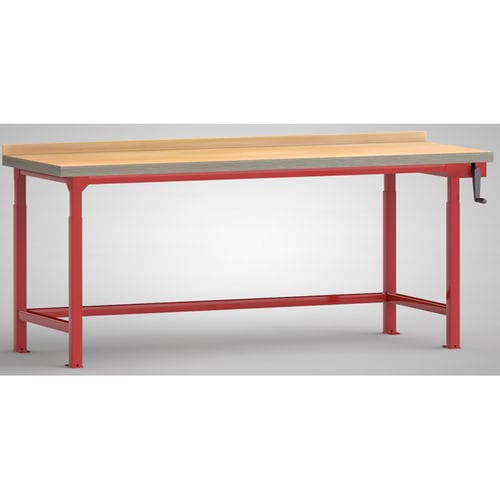 Banco da lavoro in faggio - WPHL01-20M45-X3D01 - KLW LUTZ - per officina / metallico