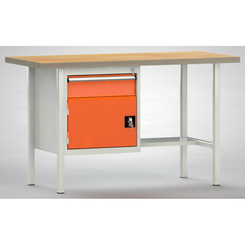 Banco da lavoro in faggio - ERGO  - KLW LUTZ - per officina / a cassetti / a 2 porte
