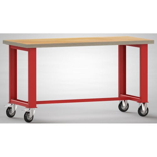 Banco da lavoro in faggio - WS880N-1500M40-X7000 - KLW LUTZ - per officina / mobile / metallico