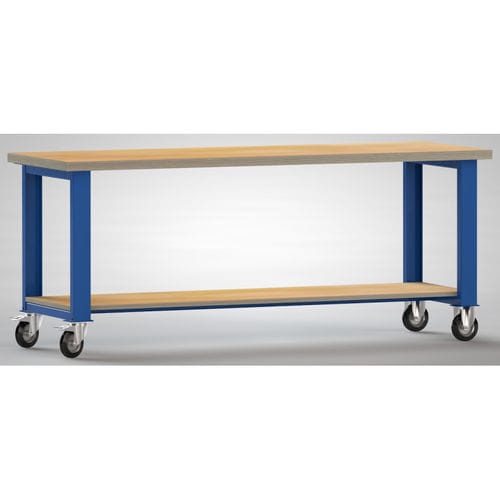 Banco da lavoro in faggio - WS880N-2000M40-X7003 - KLW LUTZ - per officina / mobile / metallico
