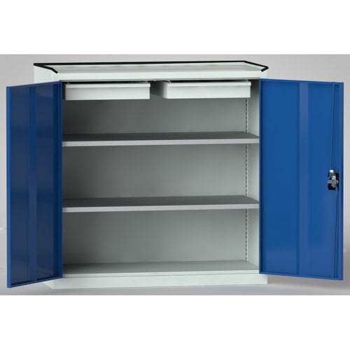Armadio porta-attrezzi - 7FG-NG1000TD-0702XRB - KLW LUTZ - a pavimento / 2 cassetti / a 2 porte