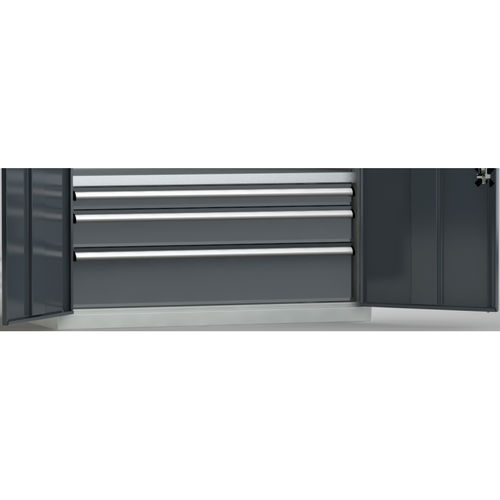 Armadio di stoccaggio - 7FS-PPX-100U-SVX - KLW LUTZ - a pavimento / 3 cassetti / in metallo