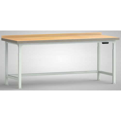 Banco da lavoro in faggio - WPJL01-20M45-X3D01 - KLW LUTZ - per officina / interamente saldato / ad altezza regolabile