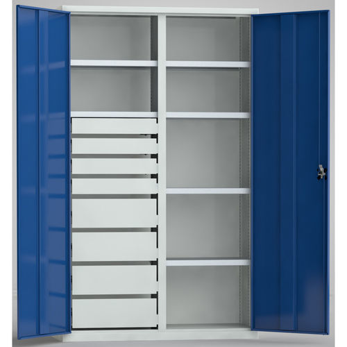 Armadio di stoccaggio - 7FN-QH2000TD-0010MRB - KLW LUTZ - per utensili / da officina / a pavimento
