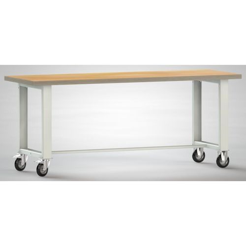 Banco da lavoro in faggio - WS885N-2000M40-X7000 - KLW LUTZ - per officina / mobile / smontabile
