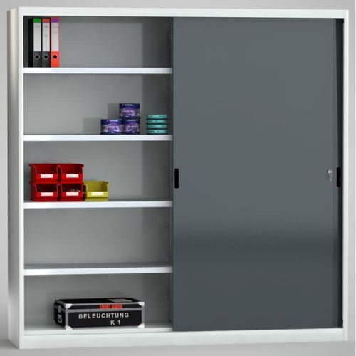 Armadio di stoccaggio - 7SN-UL2000TB-2020MRB - KLW LUTZ - a pavimento / a porte scorrevoli / con 2 sportelli