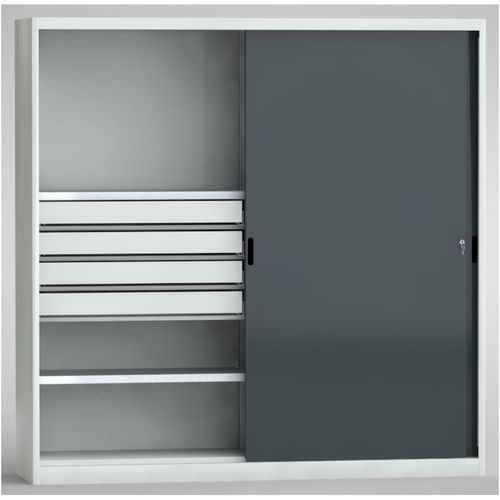 Armadio di stoccaggio - 7SN-UL2000TB-20S4MRB - KLW LUTZ - da officina / a pavimento / 4 cassetti