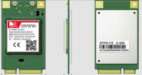Modulo wireless USB - SIM7070E-PCIE - SIMCom Wireless Solutions Ltd. - di dati / PCIe / GPRS
