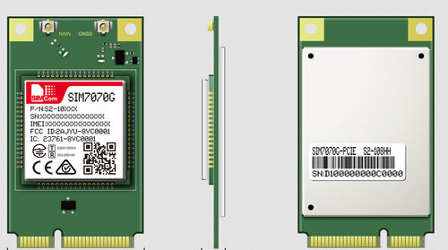 Modulo wireless LTE - SIM7070G  - SIMCom Wireless Solutions Ltd. - USB / di dati / PCIe