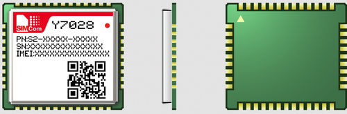 Modulo wireless di dati - Y7028 - SIMCom Wireless Solutions Ltd. - GSM