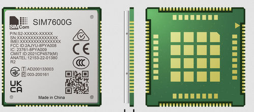 Modulo wireless 4G - SIM7600G - SIMCom Wireless Solutions Ltd. - LTE / di dati / GSM