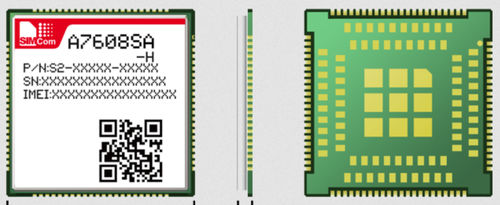 Modulo wireless 4G - A7608SA-H - SIMCom Wireless Solutions Ltd. - USB / LTE / 3G