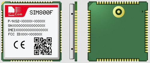 Modulo wireless Bluetooth - SIM800F - SIMCom Wireless Solutions Ltd. - integrato / di dati / compatto