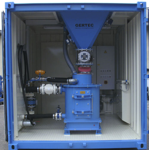 Miscelatore continuo - DM-30-EC - GERTEC - dinamico / verticale / per cantiere di costruzione