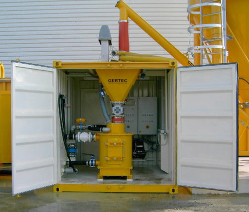 Miscelatore continuo - DM-60-EC - GERTEC - dinamico / verticale / per cantiere di costruzione