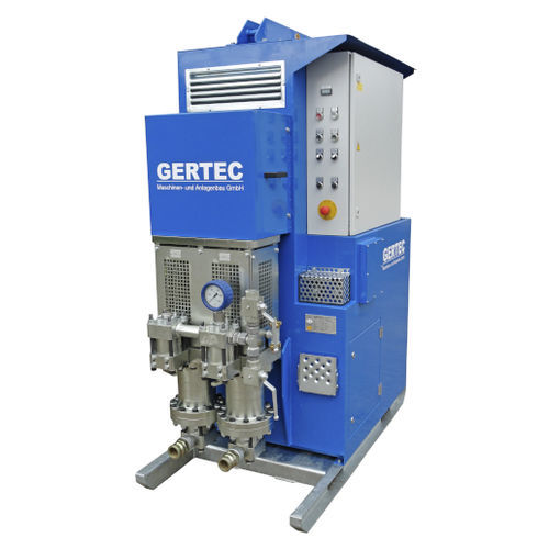 Pompa a stantuffo - PP-120-E - GERTEC - per fanghi / per cemento / per cemento