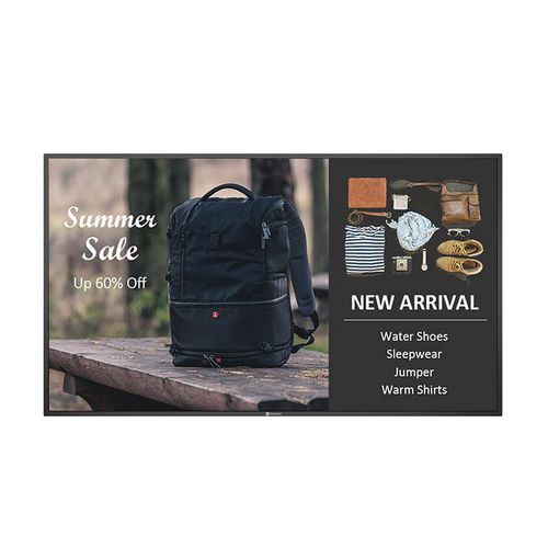 Monitor LCD - QM-6502  - neovo - per digital signage player / 65" / 3840 x 2160