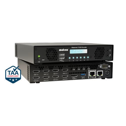 Decoder encoder - Maevex 6152  - Matrox Video - audio / video / Ethernet