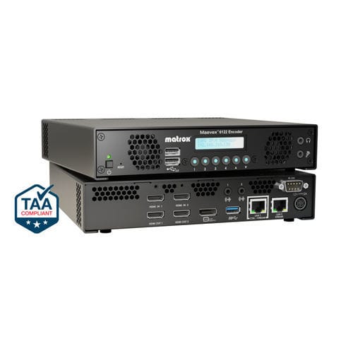 Decoder encoder - Maevex 6122 - Matrox Video - audio / video / Ethernet