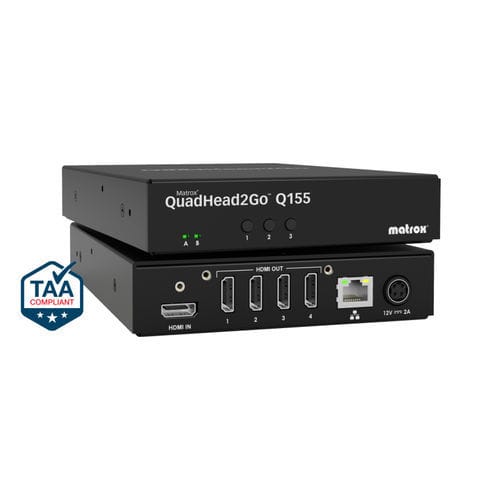 Piattaforma di rete per rack - QuadHead2Go Q155 - Matrox Video