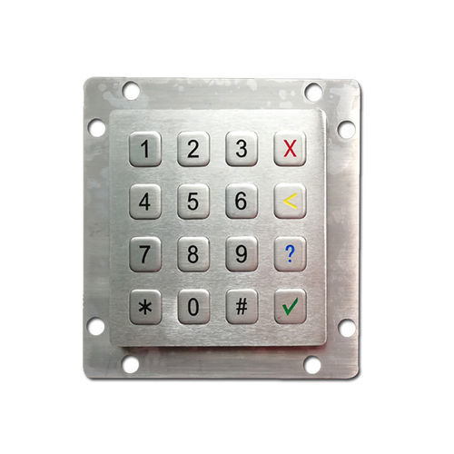 Tastiera numerica 16 tasti - KH-AE81-16 - Kehang Technology - ad incastro / in acciaio inossidabile / USB