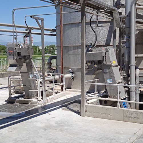 Sgrigliatore a barre - Evotech srl - per trattamento delle acque reflue