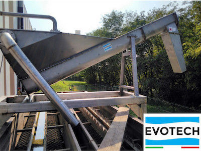 Separatore di sabbia - Evotech srl - per fanghi / per via umida / a spirale