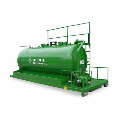 Serbatoio per acqua - Locatelli Eurocontainers - in acciaio al carbonio / cilindrico / di stoccaggio