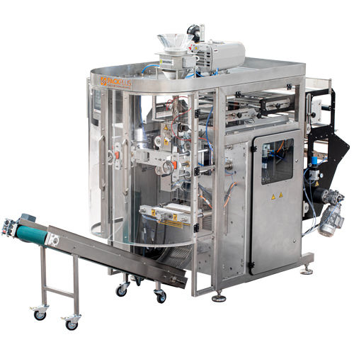 Macchina per imballaggio a moto intermittente - PACKPLUS-PS60 - SEVVALUSA Nut Processing and Packaging Solutions - controllata da PLC / in granuli / per imballaggi a cuscino
