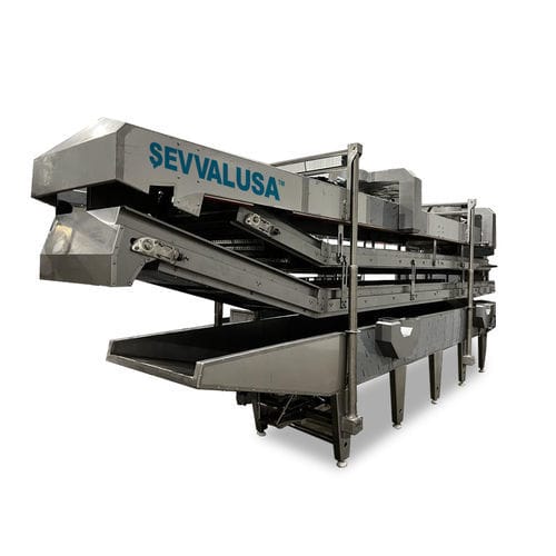 Friggitrice industriale in continuo - SEVVALUSA Nut Processing and Packaging Solutions - per frutta a guscio / automatica
