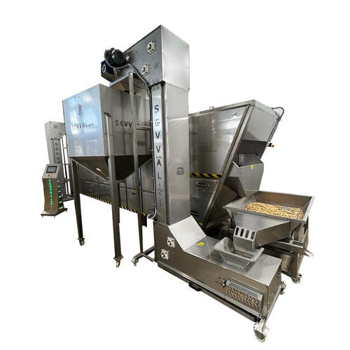 Torrefattore per mandorle - SVL250 - SEVVALUSA Nut Processing and Packaging Solutions - per arachidi / per ceci / in continuo