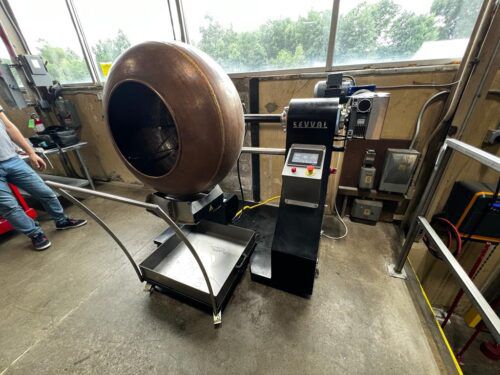 Macchina per rivestimento automatica - HPM - SEVVALUSA Nut Processing and Packaging Solutions - a tamburo / di zucchero