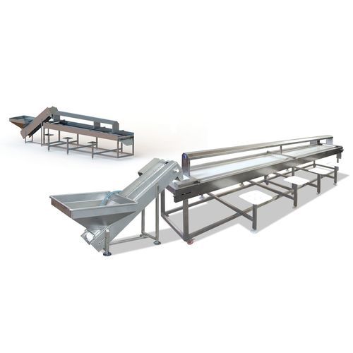 Trasportatore a nastro - SB series - SEVVALUSA Nut Processing and Packaging Solutions - orizzontale / con motore elettrico / di prodotti sfusi