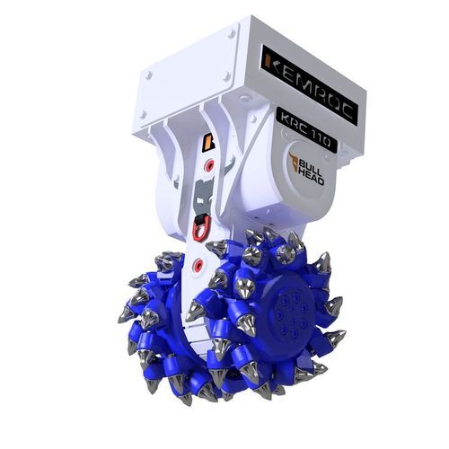 Testa fresante per escavatore - KRC 60 - KEMROC Spezialmaschinen GmbH - a tamburi