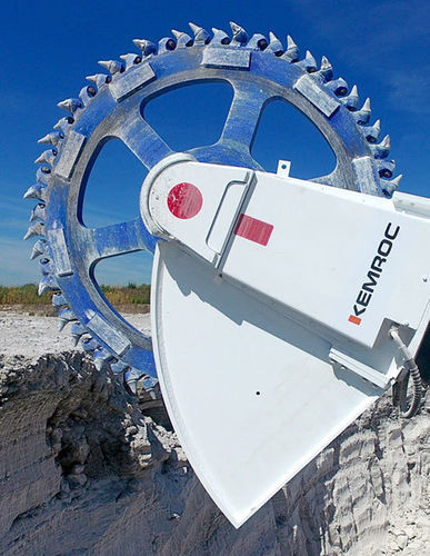 Ruota di taglio per calcestruzzo - DMW 400 Wheel 1000 - KEMROC Spezialmaschinen GmbH - per pietra / per pietra e calcestruzzo / su misura