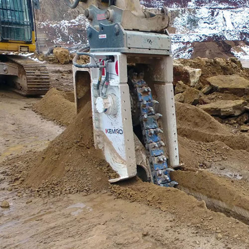 Trencher a catena - KTR 65 - KEMROC Spezialmaschinen GmbH - montato su trattore / per escavatori / di ingegneria civile