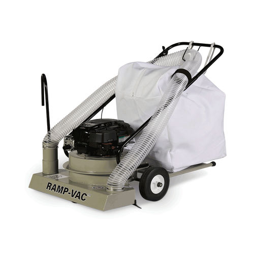 Spazzatrice aspirante uomo a terra - RAMP VAC™ - FOD - a benzina / da esterno / per polveri