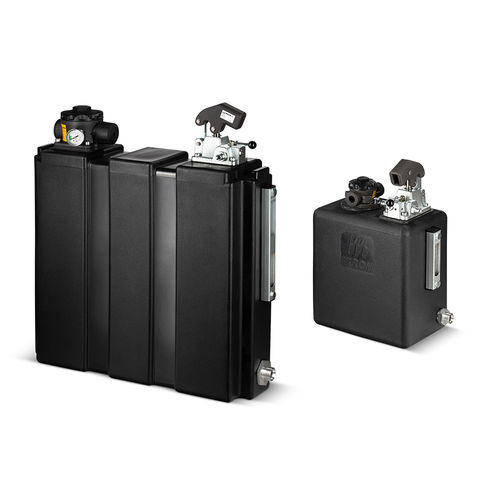 Serbatoio di regolazione di portata - R series - Ikron - per liquidi / in plastica / rettangolare