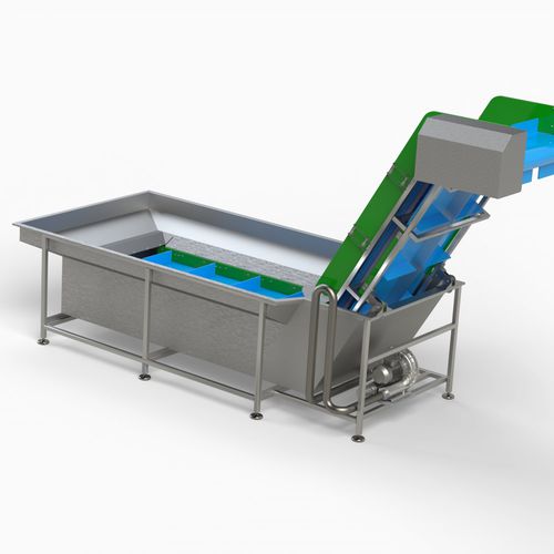 Serbatoio tampone - HIDRONER AQUACULTUR EQUIPMENTS - di lavaggio / a nastro / in acciaio inossidabile