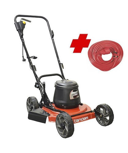 Tosaerba elettrico - UTILITY - Tandem Lawn Industries - a guida a bordo