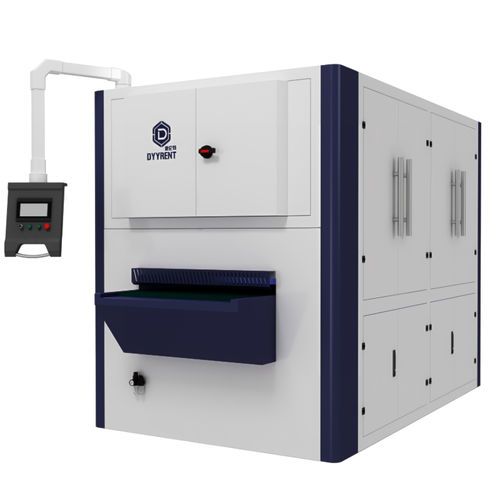 Macchina lucidatrice a rulli con spazzole - DRL-600 - Dyyrent Machine - per metalli / in rame / per pezzi piatti