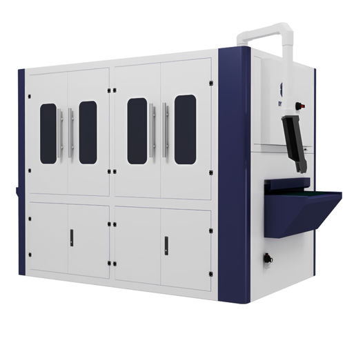 Macchina lucidatrice a rulli con spazzole - DRL-1300 - Dyyrent Machine - per metalli / in rame / per pezzi piatti