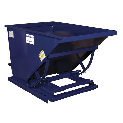 Benna auto-basculante in metallo - wastequip - in acciaio / in cartone / in plastica