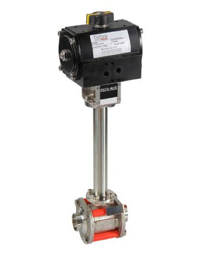 Valvola a sfera - Meca-Inox - manuale / a comando pneumatico / elettrica